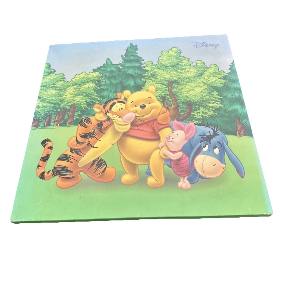 Disney based Winnie the Pooh & Friends Artwork for Kids Play Room Decor 16 X 16
